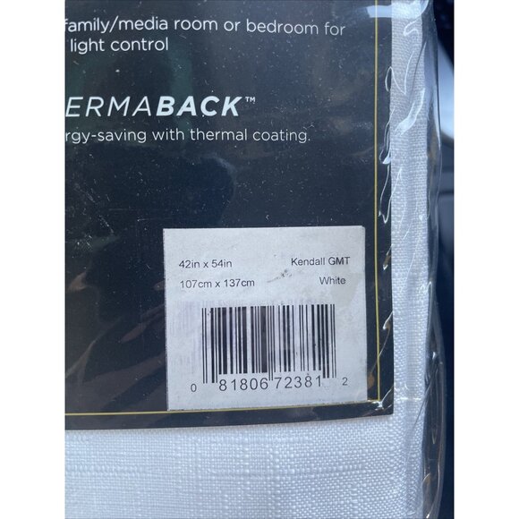 Eclipse Kendall Grommet Top Blackout Single Curtain Panel, 42x54 - Picture 5 of 8